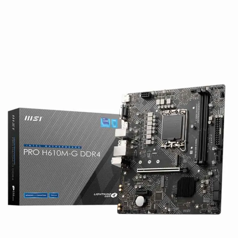 Placa Base MSI PRO H610M-G D4 Socket 1700