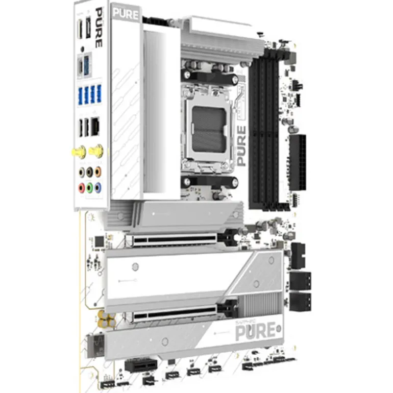 Placa Base Sapphire Pure X870A WIFI 7 Socket AM5