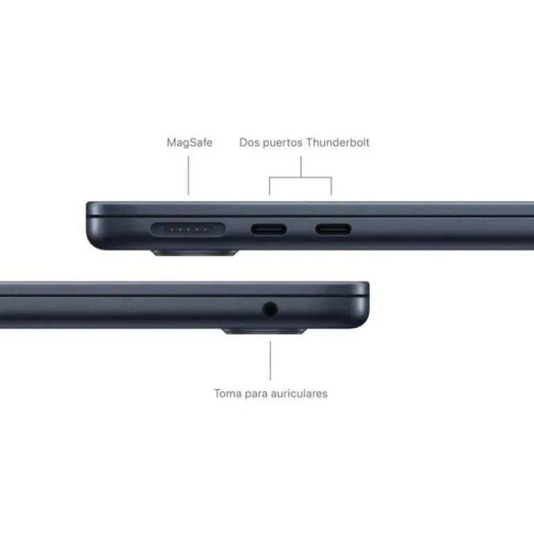 Portátil Apple MacBook Air 13 M3 8GB 256GB 13" macOS Medianoche
