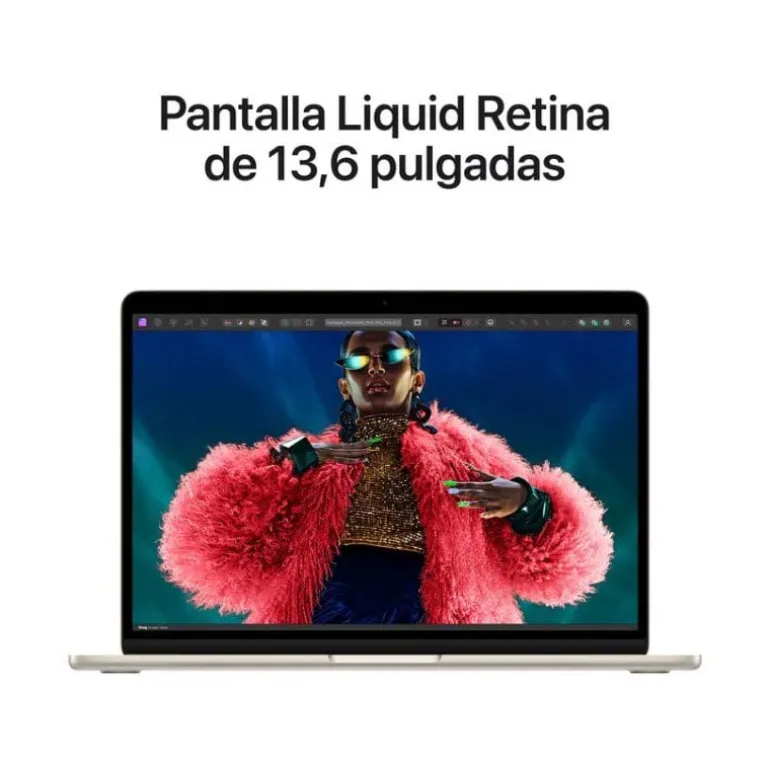 Portátil Apple MacBook Air 13 M3 8GB 256GB 13" macOS Blanco Estrella