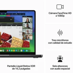 Portátil Apple Macbook Pro 14 M3 Max 36GB 1TB 14