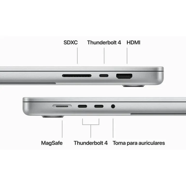 Portátil Apple Macbook Pro 14 M3 Pro 18GB 512GB 14" Plata