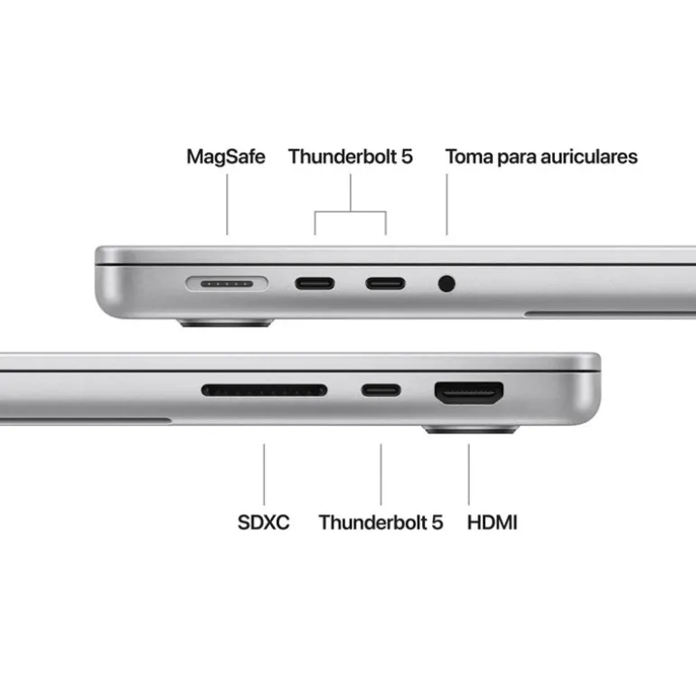 Portátil Apple MacBook Pro M4 Pro 24GB 1TB 14" macOS Plata