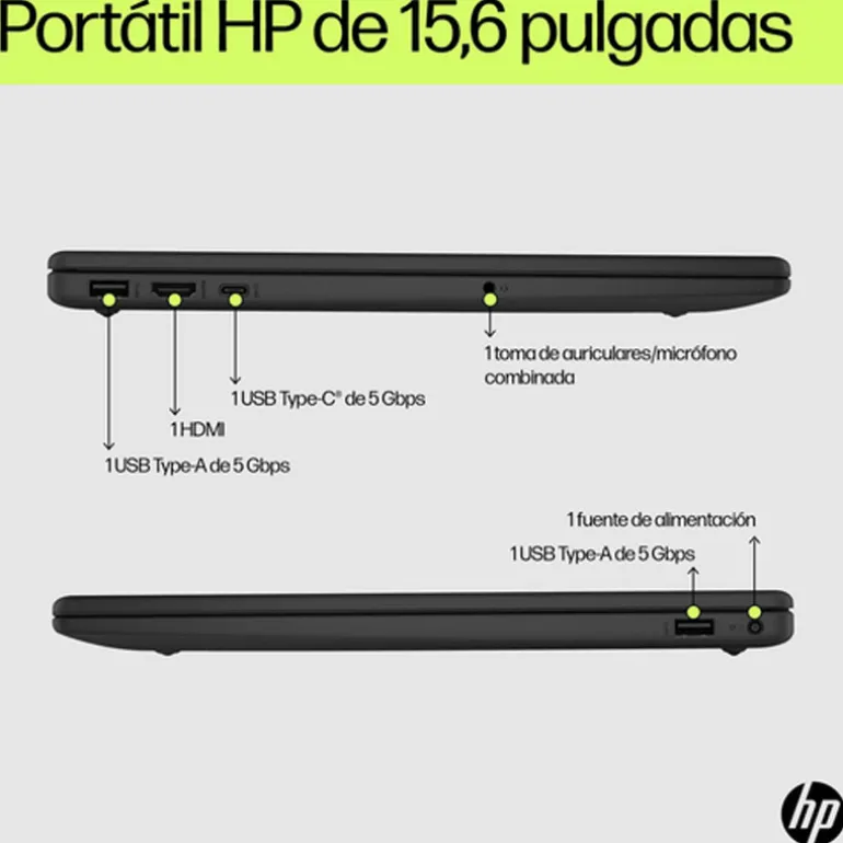 Portátil HP 15-FD0142NS i7-1255U 16GB 512GB 15.6" W11H