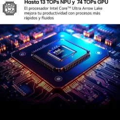 Portátil LG Gram AI 17ZD90T-G.AX88B U7-255H 32GB 1TB 17