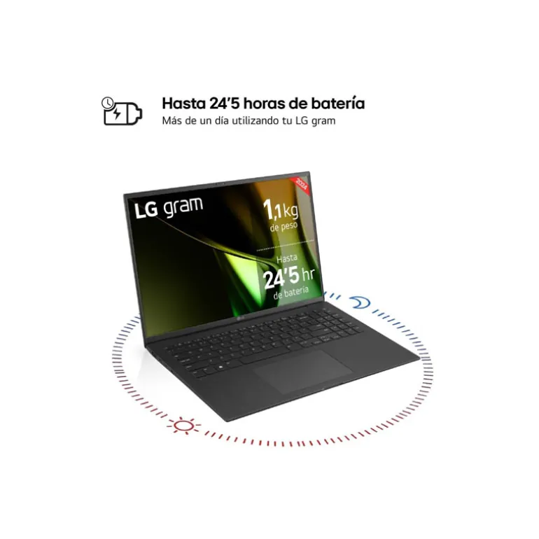 Portátil LG Gram 16ZD90S U7-155H 16GB 512GB 16" FreeDOS