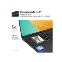Portátil LG Gram 14Z90R-Q.AP75B i7-1360P 16GB 512GB 14