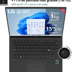 Portátil LG Gram 14Z90S-G.AD78B U7-155H 32GB 1TB 14" W11H Negro