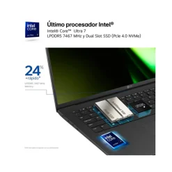 Portátil LG Gram 17Z90S-G.AD7BB U7-155H 32GB 2TB 17