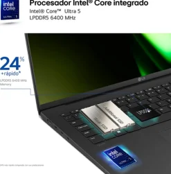 Portátil LG Gram 14Z90S-V.AP55B U5-125H 16GB 512GB 14