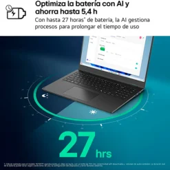 Portátil LG Gram 15Z80T AMD Ryzen AI 7 350 32GB 1TB 15