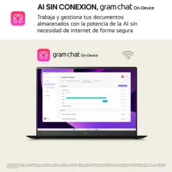 Portátil LG Gram 17Z90T U7-255H 16GB 1TB 17