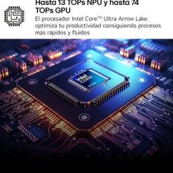 Portátil LG Gram 17Z90T U7-255H 32GB 1TB 17