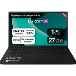 Portátil LG Gram 15Z80T-G.AS58B AMD Ryzen AI 5 340 16GB 1TB 15.6" W11H