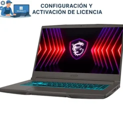 Portátil MSI Thin 15 B12UC i5-12450H RTX 3050 16GB 512GB 15.6" W11P