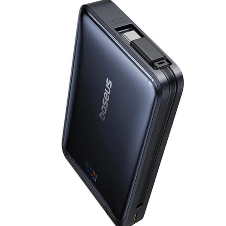 Powerbank Baseus Nomos Banco Magnético QI2 10000mAh 45W Negro