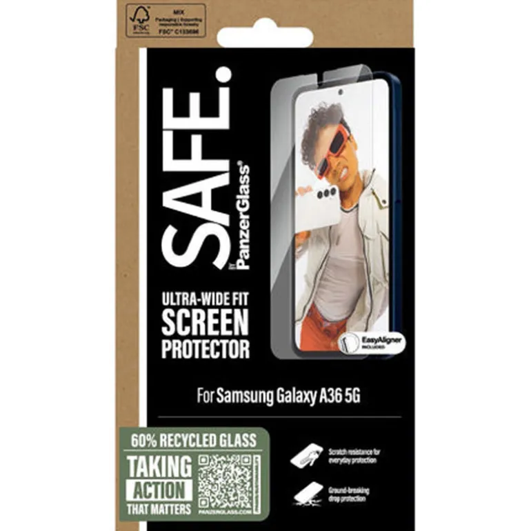Protector Pantalla PanzerGlass Safe Para Samsung Galaxy A36 5G