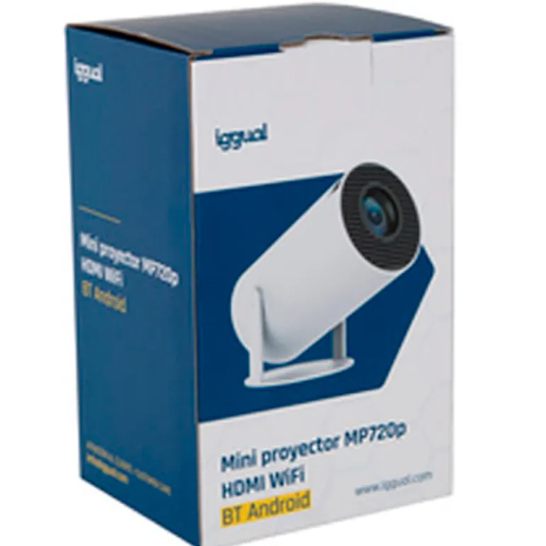 Proyector iggual Mini MP720p HDMI Wi-Fi BT Android