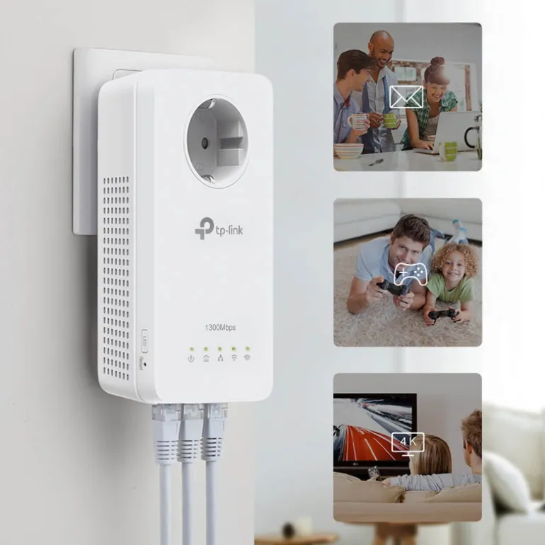 Punto Acceso TP-Link AV1300 Con Enchufe