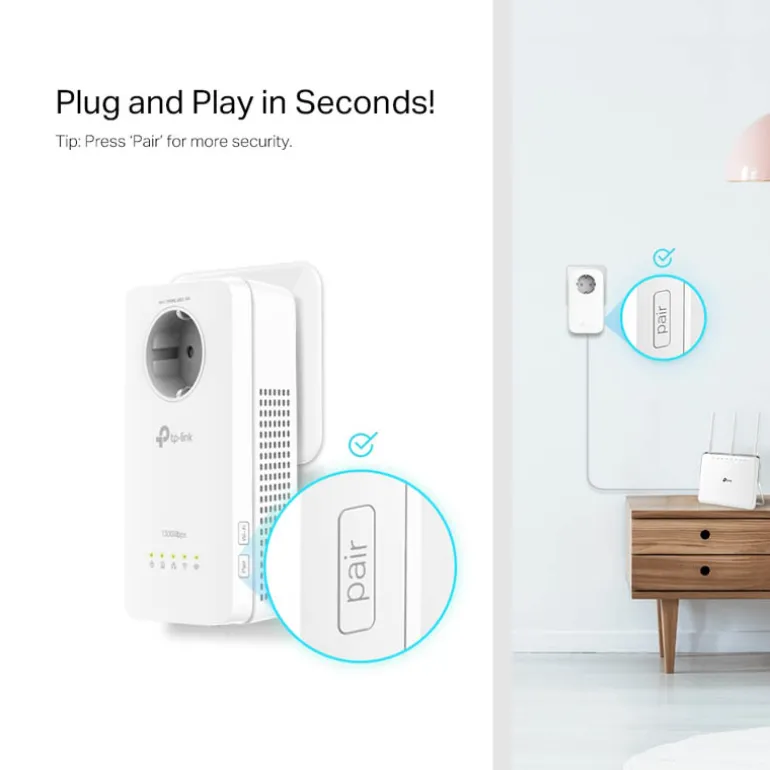 Punto Acceso TP-Link AV1300 Con Enchufe Kit