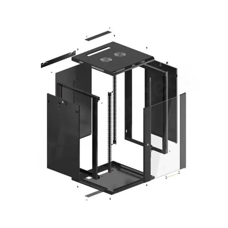 Rack Lamberg WF01-6618-10B Mural 18U Negro