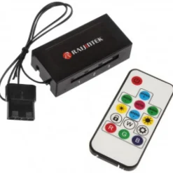 Raijintek Iris 14 Rainbow RGB LED Dual Pack + Controlador - Ventilador 14 cm