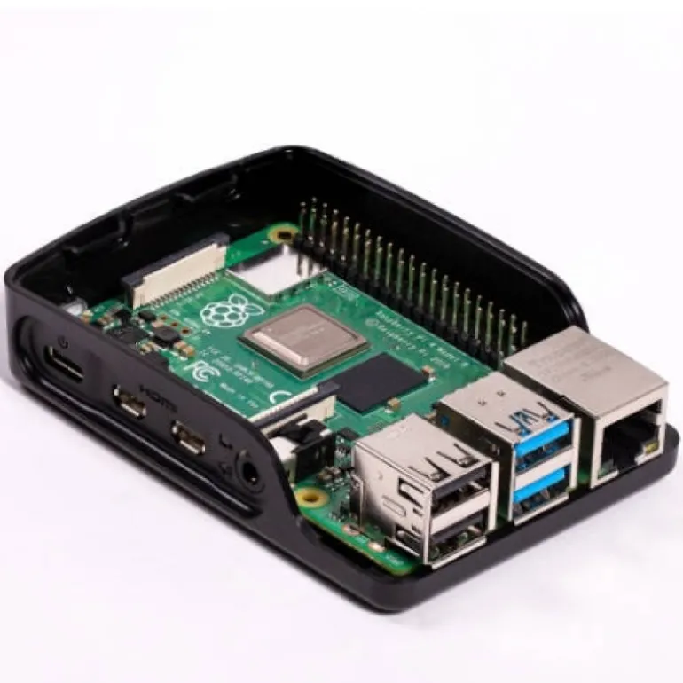 Raspberry Pi 4 Model B Gris/Negro - Carcasa