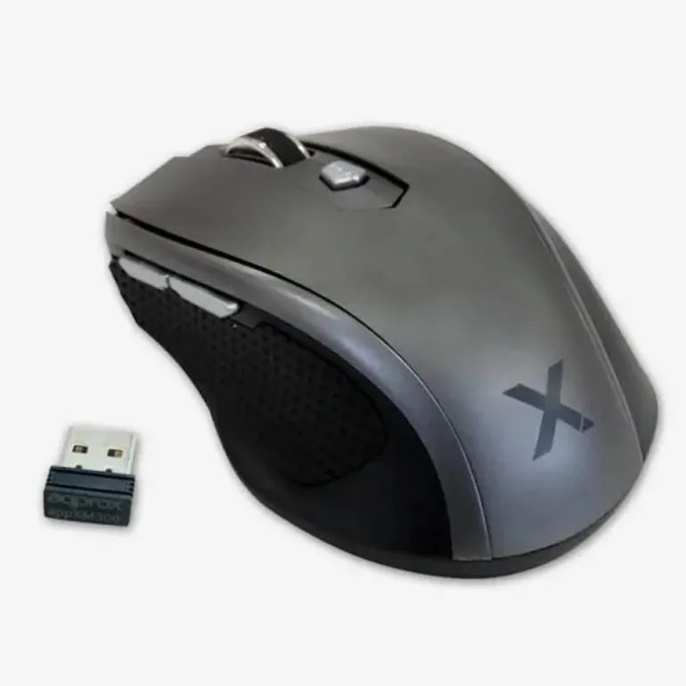 Ratón Approx APPXM300 1600 Dpi Wireless Negro