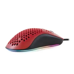 Ratón Arozzi Favo Ultra Light Gaming 16000 Dpi Negro Rojo