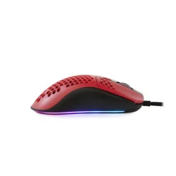 Ratón Arozzi Favo Ultra Light Gaming 16000 Dpi Negro Rojo