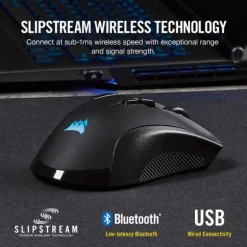 Ratón  Corsair Ironclaw RGB Gaming Wireless 18000 Dpi