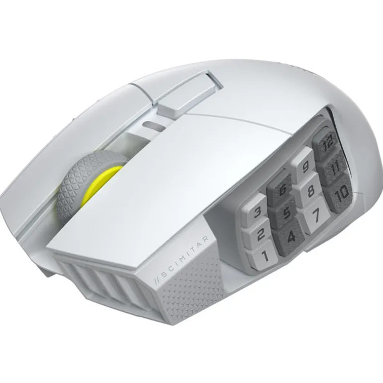 Ratón Corsair Scimitar Elite Wireless SE 33000 Dpi 50g RGB Blanco