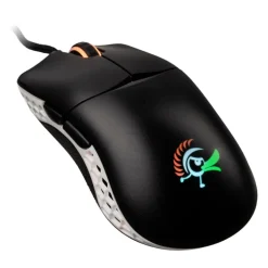 Ratón Ducky Feather Huano Switches 16000 Dpi Negro/Blanco