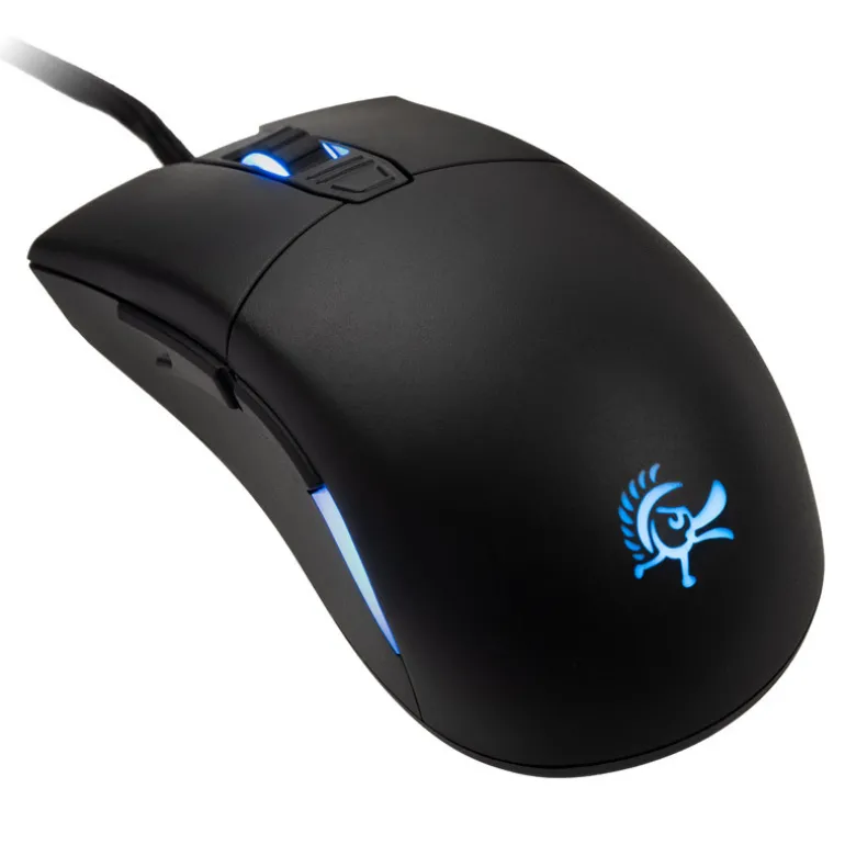 Ratón Ducky Secret M Retro 16000 Dpi Negro