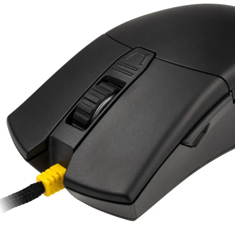Ratón Ducky Secret M Retro 16000 Dpi Negro