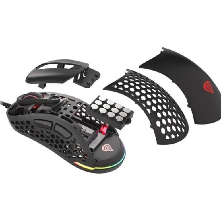 Ratón Genesis Xenon 800 RGB 16000 DPI Negro