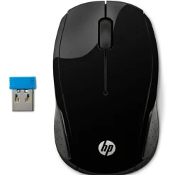 Ratón HP 200 1000 Dpi Inalámbrico Negro