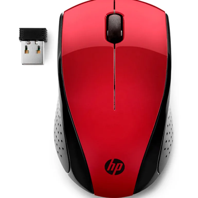 Ratón HP 220 1600 Dpi Inalámbrico Rojo Ocaso