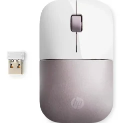 Ratón HP Z3700 1200 Dpi Inalámbrico Blanco/Rosa