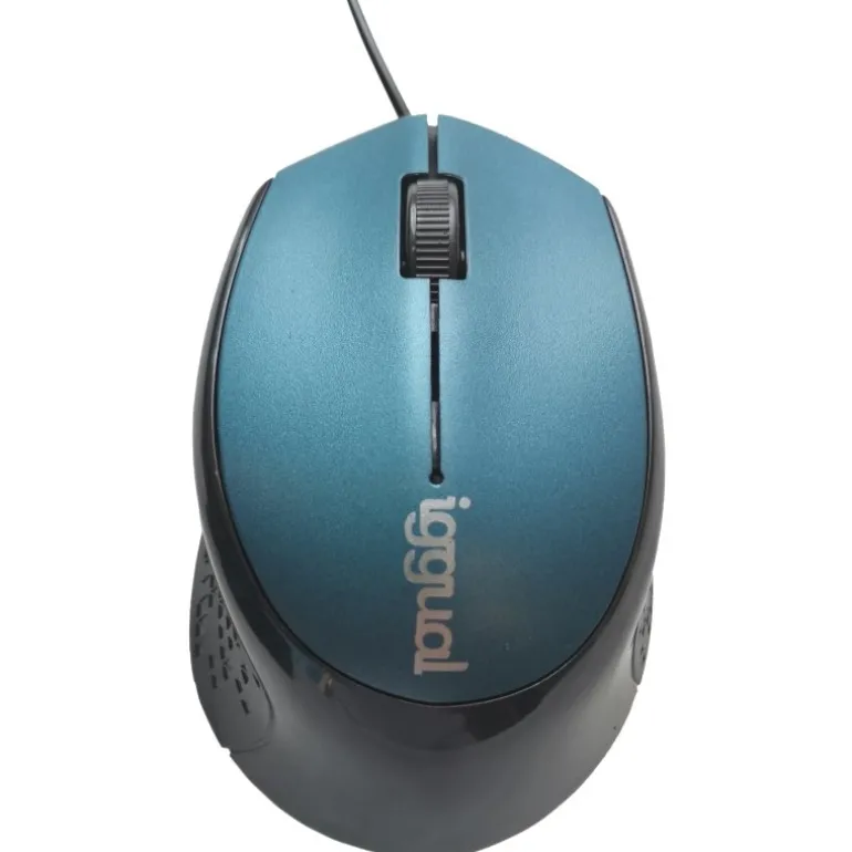 Ratón iggual COM-ERGONOMIC-R 800 Dpi Azul