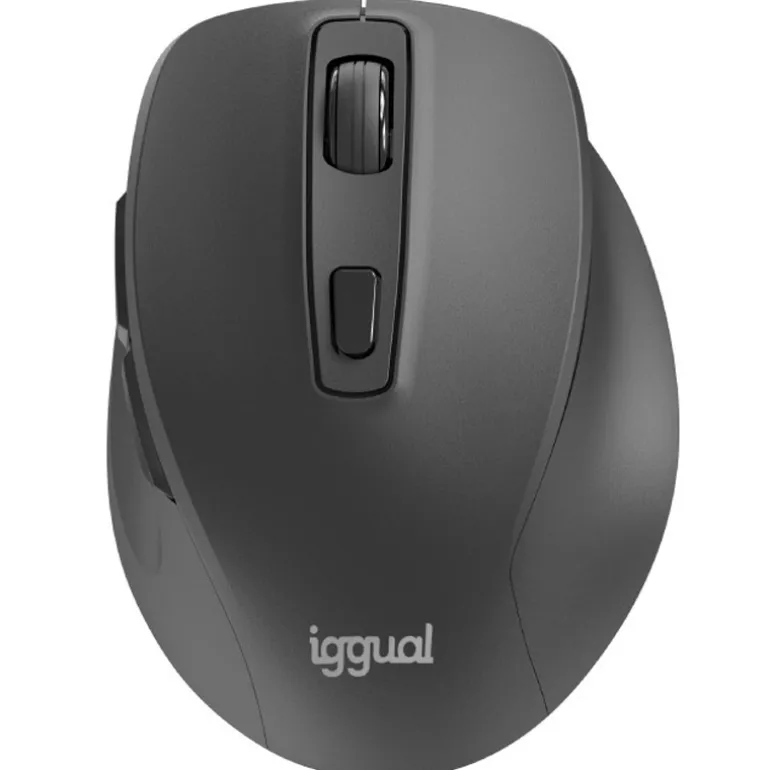 Ratón iggual ERGO-SILENT-6D 1600 Dpi Inalámbrico