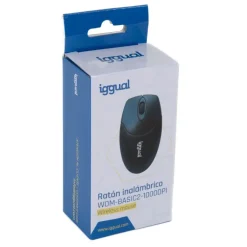 Ratón iggual WOM-BASIC2 1000 Dpi Wireless Negro