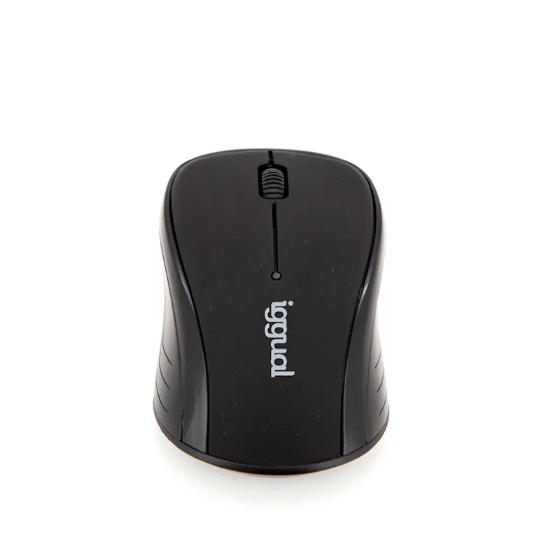 Ratón iggual WOM-BASIC 1600 Dpi Wireless Negro