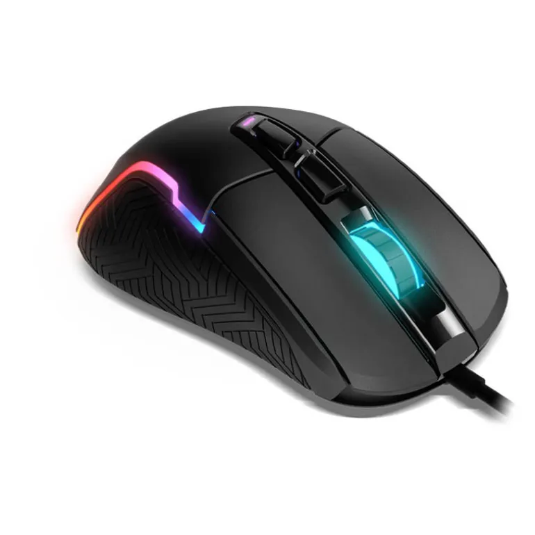 Ratón Krom Kick RGB 6200 Dpi Negro