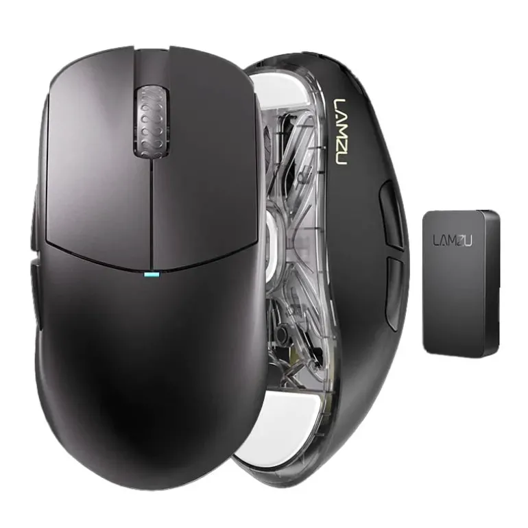 Ratón Lamzu Atlantis Mini 4K 26000 Dpi 51g Wireless Negro