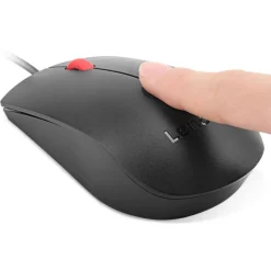 Ratón Lenovo Biométrico Con Huella Digital 1600 DPI Negro