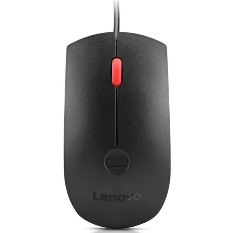 Ratón Lenovo Biométrico Con Huella Digital 1600 DPI Negro