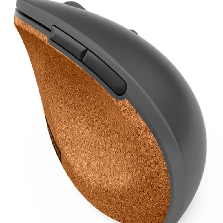 Ratón Lenovo Ratón GO Vertical 2400 DPI 6 Botones Negro