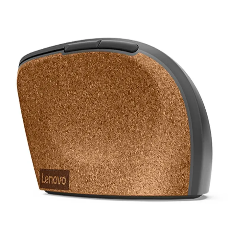 Ratón Lenovo Ratón GO Vertical 2400 DPI 6 Botones Negro