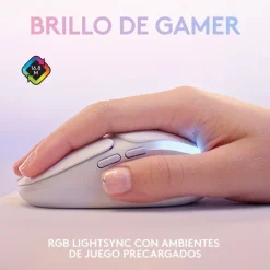Ratón Logitech G705 RGB Lightsync 8200 Dpi Lightspeed Wireless Blanco